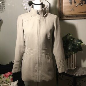 details INTL creamy zipper front jacket